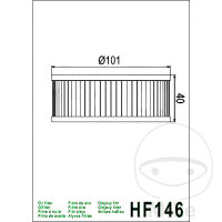 Filtre &agrave; huile HIFLO pour Yamaha VMX-12 1200 XS...