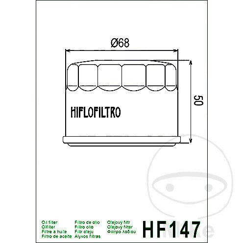 Filtro de aceite HIFLO para Kymco Yamaha