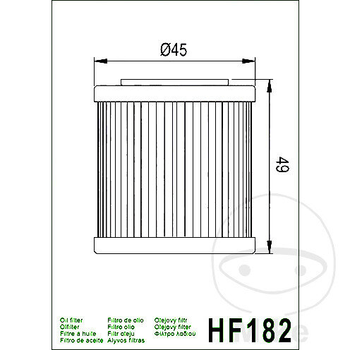 Filtro olio HIFLO per Aprilia RXV SXV 450 550 # Piaggio Beverly 350 400 MP3 400