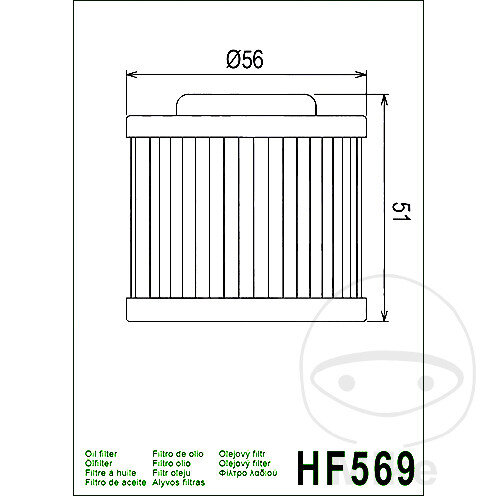 Filtro olio HIFLO per MV Agusta Brutale Dragster F3 Rivale RVS1 Stradale