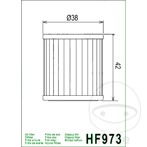 Filtro olio HIFLO per Suzuki UK 110 Address # 2015-2022
