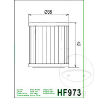 Filtro olio HIFLO per Suzuki UK 110 Address # 2015-2022