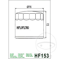 Filtro olio HIFLO per Bimota Cagiva Ducati