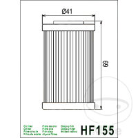Filtro olio HIFLO per Beta Gas Gas Husaberg Husqvarna KTM...