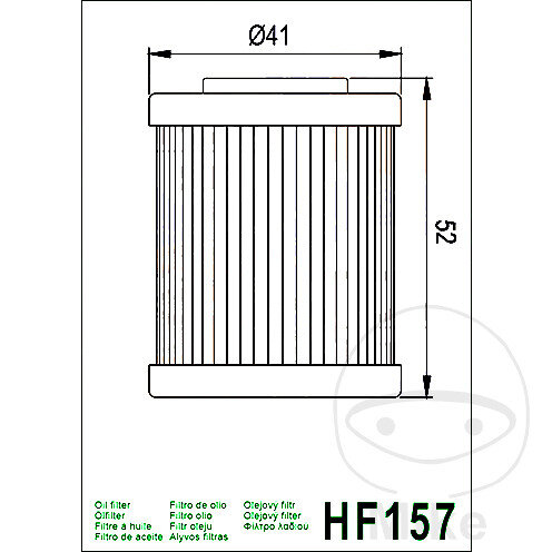 Oil filter HIFLO for Beta KTM Polaris