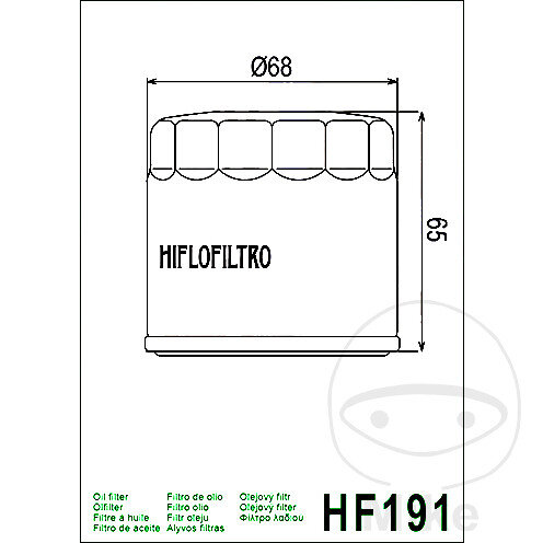 Oil filter HIFLO for Benelli Peugeot Triumph