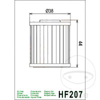 Filtro olio HIFLO per Beta Kawasaki LML Suzuki