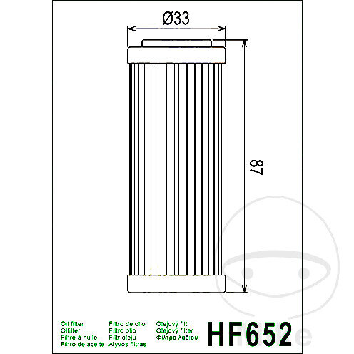 Filtro olio HIFLO per Gas Gas Husaberg Husqvarna KTM