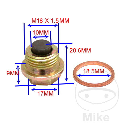 Bouchon de vidange dhuile M18X1.50 Aprilia Moto 650 Moto 6,5 Pegaso 650 N BMW