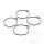 Float chamber seal for Honda FES SFX SH SJ SRX XR 50 125 200 Pantheon