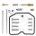 Carburetor repair kit for Kawasaki KLX 300 R # 1997-2003