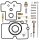 Carburetor repair kit ABR for Yamaha WR-F 426 # 2001-2002
