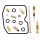 Carburettor repair kit for Kawasaki KLR 600 # 1984-1989