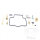 Carburetor repair kit for Kawasaki ZZR 1100 C 1990-1992