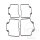 Float chamber seal for Yamaha TZ YZ 125 250 # 1987-1997