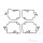 Float chamber seal for Suzuki AN 250 UE 125 UH 125 150 Burgman