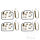 Carburettor repair kit for Suzuki GSX 1100 F 1988-1996