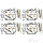 Carburettor repair kit for Suzuki GSX-R 750 1988-1989