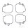 Float chamber gasket for Suzuki AY TR UF UX 50 # 1997-2004