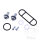 Kit de r&eacute;paration de robinet de carburant p. Yamaha 80 125 250 490 600 750 1100