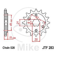 Ritzel 14 Z&auml;hne Teilung 520 f&uuml;r Honda NSR 250 R...