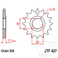 Pignon 14 Dents Division 520 pour Suzuki PE 175 RM 125...