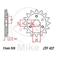 Pignone 14 Denti Divisione 520 per Suzuki DR 600 650 Dakar