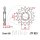 Pignone 12 Denti Divisione 520 per Husaberg FC 400 450 600 FE 400 501 600 650