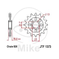 Ritzel 15 Z&auml;hne Teilung 520 f&uuml;r Honda CTX 700...