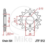 Ritzel 13 Z&auml;hne Teilung 520 f&uuml;r Kawasaki BJ 250...