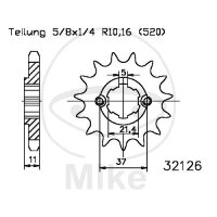 Ritzel 13 Z&auml;hne Teilung 520 f&uuml;r Aeon Cobra 180...