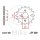 Pi&ntilde;&oacute;n 19 Dientes Divisi&oacute;n 428 para Honda CM 185 200 T NX 125 SL 125S XL 185