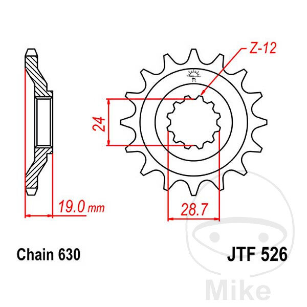 RITZEL 15Z TEIL 630 FEINVERZ INNEND 24/28.5