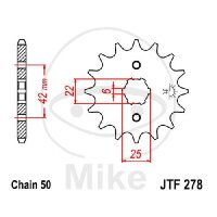 Ritzel 16 Z&auml;hne Teilung 530 f&uuml;r Honda CB 250...