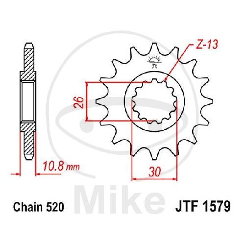RITZEL 15Z TEIL 520 FEINVERZ INNEND 26/30