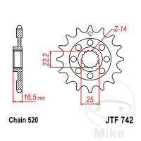 Ritzel 14 Z&auml;hne Teilung 520 f&uuml;r Ducati Monster...