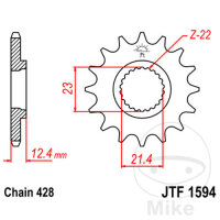 Pignon 15 Dents Division 428 pour Yamaha XG 250 Tricker...