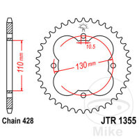 Sprocket  50 teeth pitch 428 110 / 130 for Honda TRX 90 X...