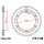 Pignone  43 denti passo 525 154 / 176