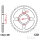 Pignone  45 denti passo 428 058 / 090