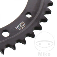 Sprocket  44 teeth pitch 530 black 154 / 176
