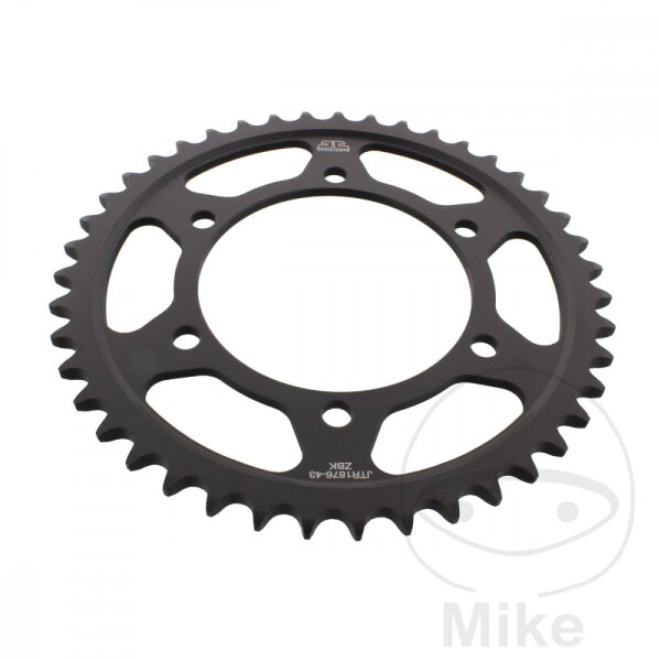 Pignone  43 denti passo 525 nero 110 / 130