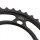 Sprocket  38 teeth pitch 525 black 101 / 124