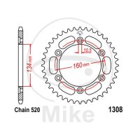 Sprocket  40 teeth pitch 520 134 / 160