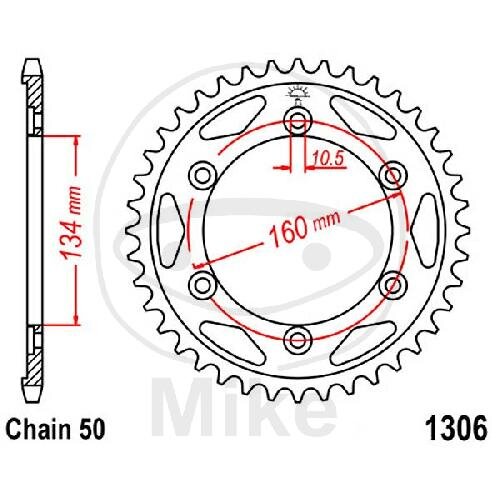 Pignone  41 denti passo 530 134 / 160