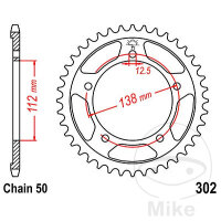 Sprocket  39 teeth pitch 530 112 / 138