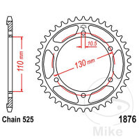 Pignon de cha&icirc;ne  43 dents pas 525 110 / 130