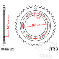 Sprocket  41 teeth pitch 525 140 / 168