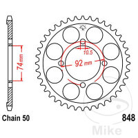 Sprocket  39 teeth pitch 530 074 / 092