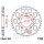 Pignone  43 denti passo 525 080 / 110